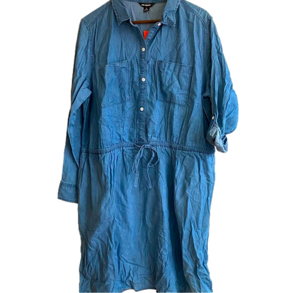 JOE Fresh New With Tags Demin Lady’s Plus Size 1X Dress - Picture 1 of 2